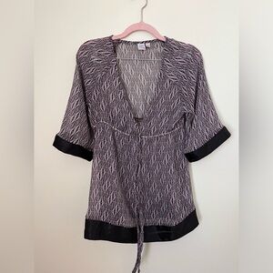 Sheer peasant style tunic